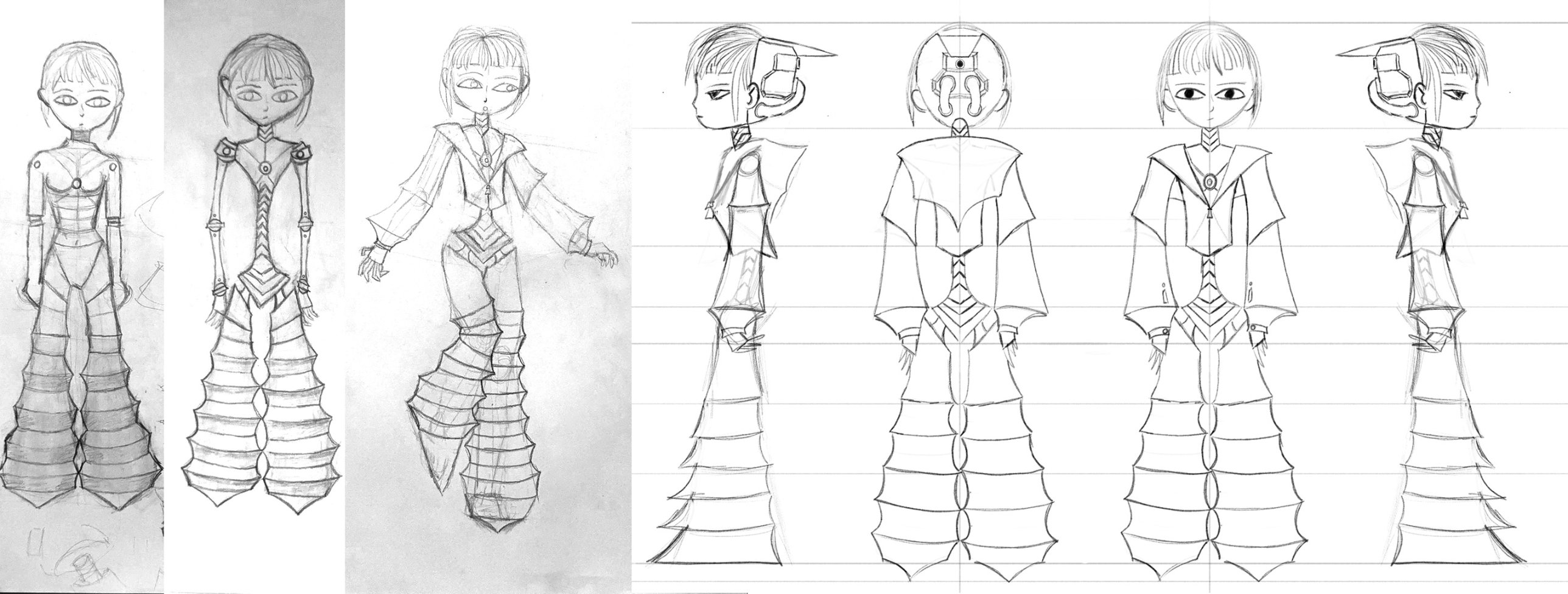 A.N.G.E.L iterative character sketches