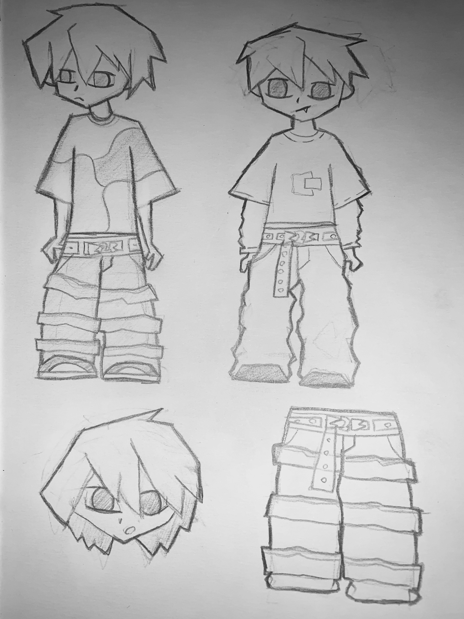 BACK2BACK character sketches